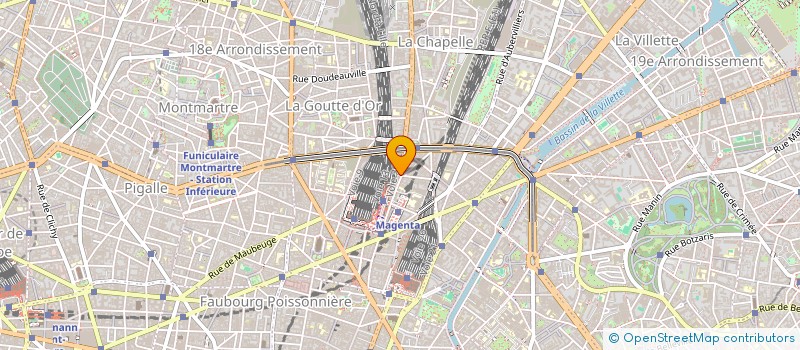 localisation de l'entreprise SCI DU 199 RUE DU FBG ST DENIS  PARIS