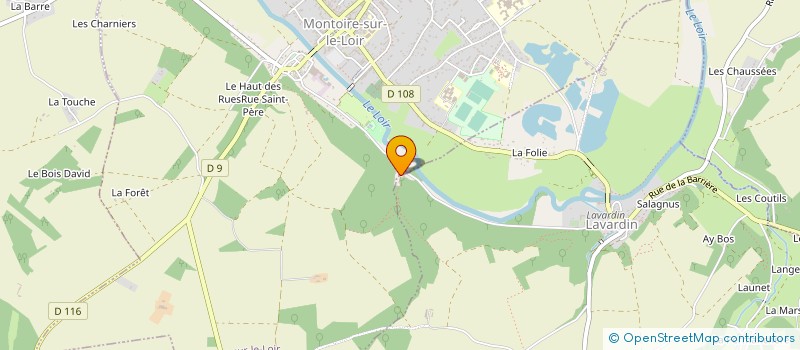 localisation de l'entreprise SCI DU 1ER AVRIL  LAVARDIN