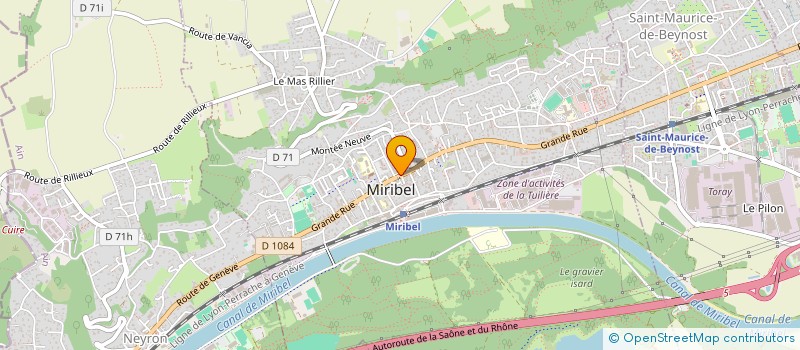 localisation de l'entreprise SCI DU 1ER FEVRIER à MIRIBEL