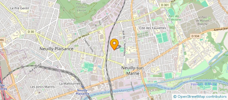 localisation de l'entreprise SCI DU 1ER MAI à NEUILLY-SUR-MARNE