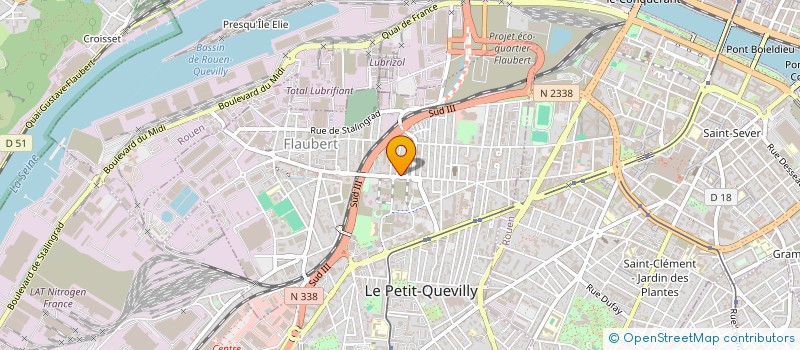 localisation de l'entreprise SCI DU 1ER OCTOBRE 2016  LE PETIT-QUEVILLY