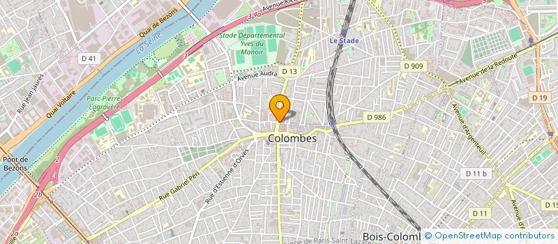 localisation de l'entreprise SCI DU 2 10 BD DE VALMY 70 72 RUE SAIN à COLOMBES