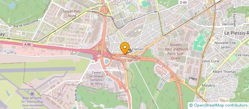 localisation de l'entreprise SCI DU 2-4 AVENUE DU PETIT CLAMART à CLAMART