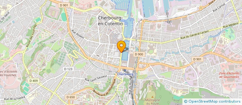 localisation de l'entreprise SCI DU 2 4 ET 6 RUE MARECHAL FOCH à CHERBOURG-EN-COTENTIN