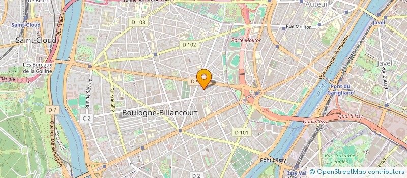 localisation de l'entreprise SCI DU 2-4 R DE LA SALLE à BOULOGNE BILLANCOURT