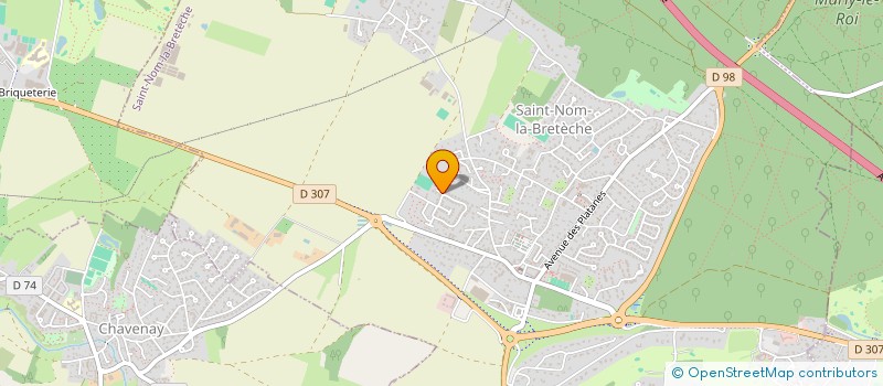 localisation de l'entreprise SCI DU 2 ALLEE DE FEUCHEROLLES  SAINT-GERMAIN-EN-LAYE