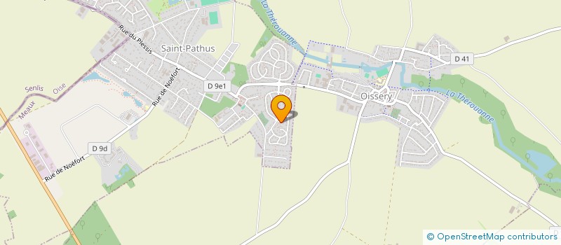 localisation de l'entreprise SCI DU 2 ALLEE DE L HYERRE  SAINT-PATHUS