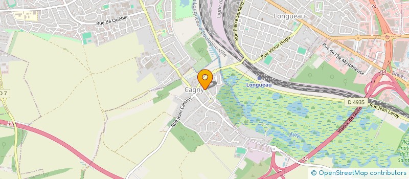 localisation de l'entreprise SCI DU 2 ALLEE DU NAUTILUS  CAGNY