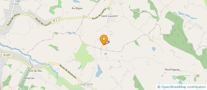 localisation de l'entreprise SCI DU 2 AOUT  BOURGOUGNAGUE