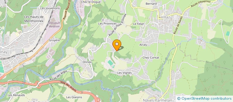 localisation de l'entreprise SCI DU 2 AVENUE DE GENEVE  VILLAZ