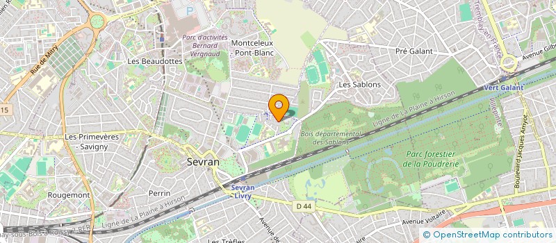localisation de l'entreprise SCI DU 2 AVENUE DE LIVRY à SEVRAN