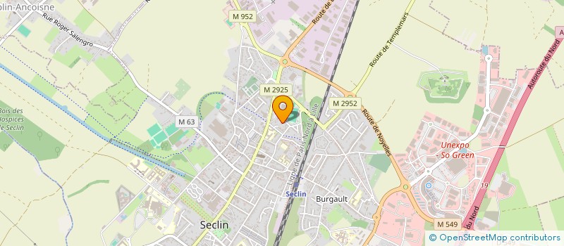 localisation de l'entreprise SCI DU 2 AVENUE DU PRESIDENT ALLENDE à SECLIN