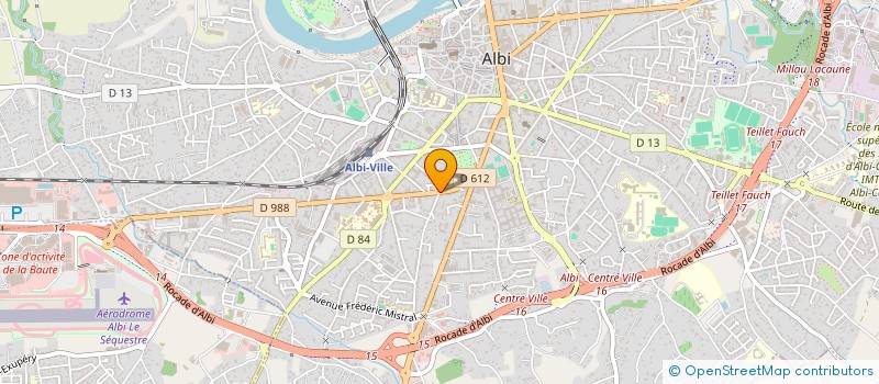 localisation de l'entreprise SCI DU 2 AVENUE FOCH à ALBI