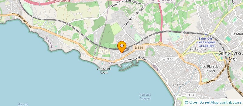 localisation de l'entreprise SCI DU 2 BD DE LA LIBERATION à SAINT-CYR-SUR-MER
