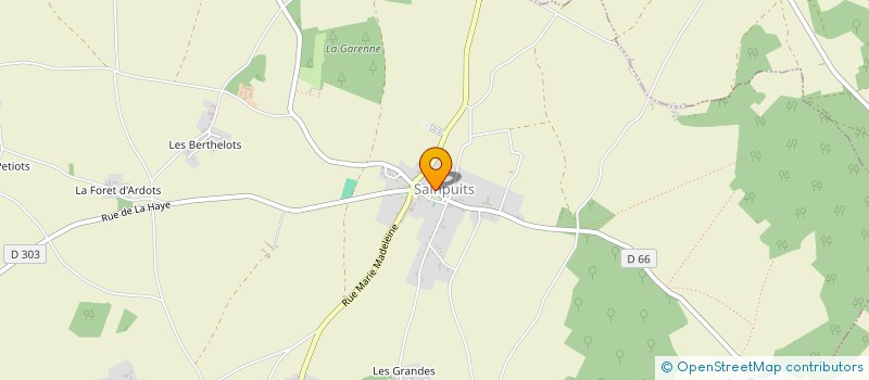 localisation de l'entreprise SCI DU 2 BD DE LA LIBERTE  SAINPUITS