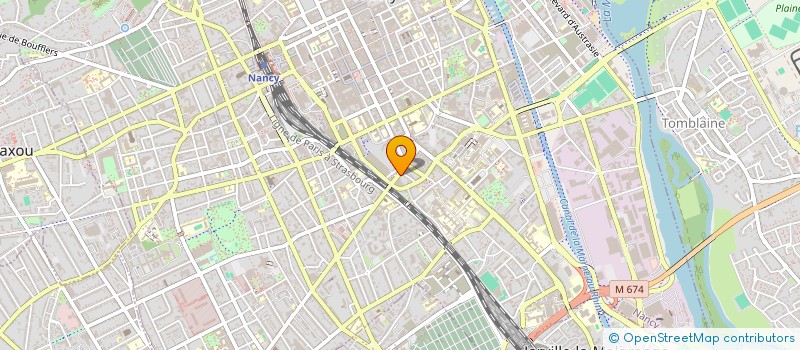 localisation de l'entreprise SCI DU 2 BIS RUE EUGENE HUGO  ESSEY-LES-NANCY