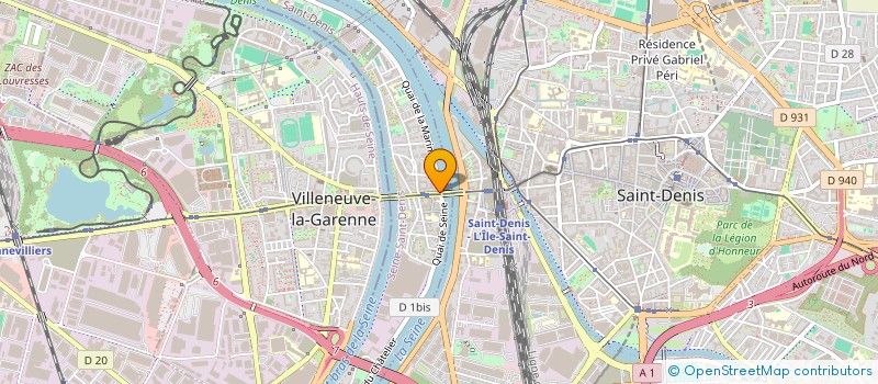 localisation de l'entreprise SCI DU 2 BIS RUE MECHIN  L'ILE-SAINT-DENIS