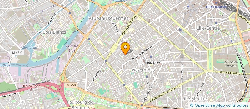 localisation de l'entreprise SCI DU 2 BIS RUE SAINT ELOI  LILLE
