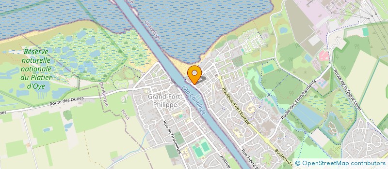 localisation de l'entreprise SCI DU 2 BOULEVARD DE L'EST à GRAVELINES