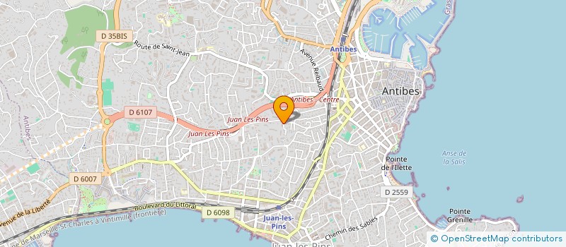 localisation de l'entreprise SCI DU 2 ET 4 AV. DES AIGLES à ANTIBES