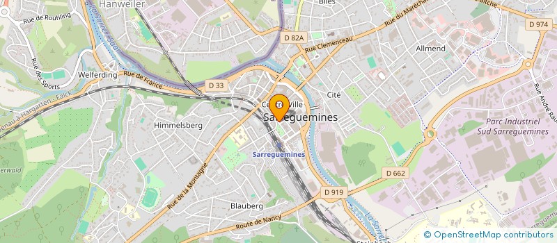 localisation de l'entreprise SCI DU 2 JUILLET 1961 à SARREGUEMINES