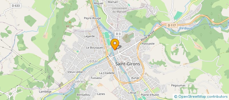 localisation de l'entreprise SCI DU 2 JUILLET à SAINT-GIRONS