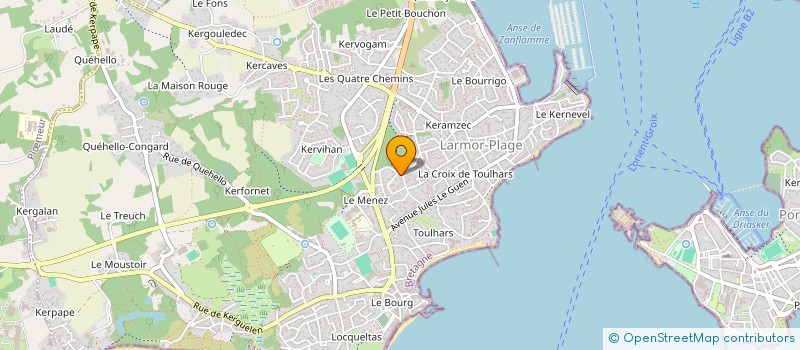 localisation de l'entreprise SCI DU 2 JUIN  LARMOR-PLAGE