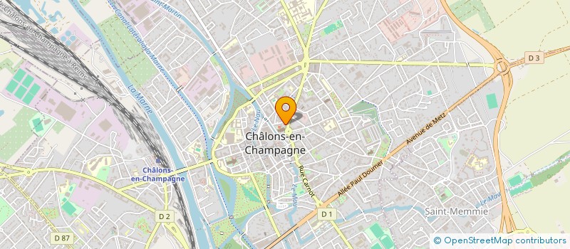 localisation de l'entreprise SCI DU 2 PLACE NOTRE DAME  CHALONS-EN-CHAMPAGNE