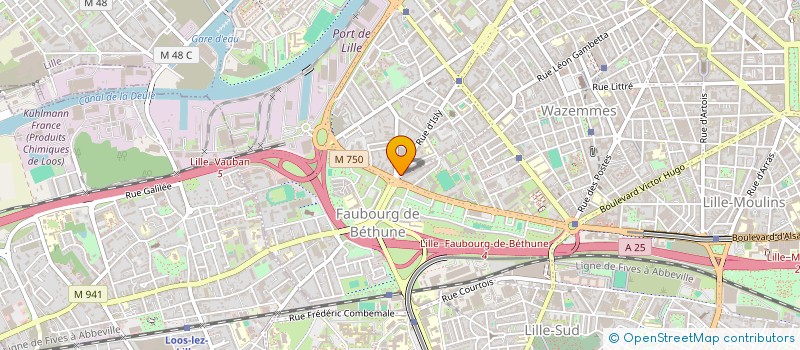 localisation de l'entreprise SCI DU 2 PLACE TACQ à LILLE
