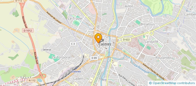 localisation de l'entreprise SCI DU 2 RUE BONAFE  CASTRES