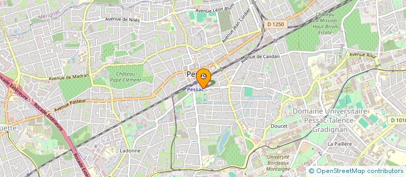 localisation de l'entreprise SCI DU 2 RUE BYRON  PESSAC