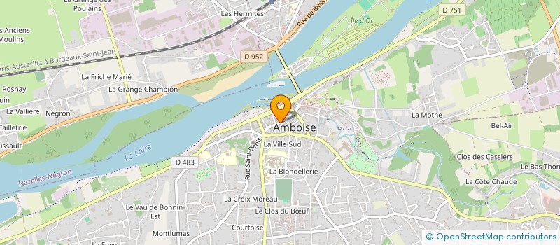 localisation de l'entreprise SCI DU 2 RUE CHAPTAL  AMBOISE