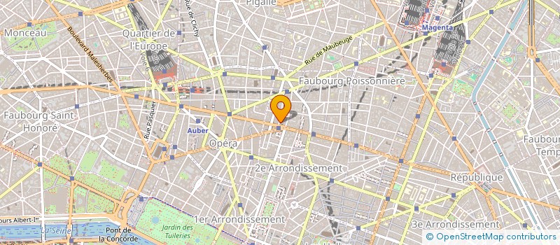 localisation de l'entreprise SCI DU 2 RUE CHAUCHAT  PARIS