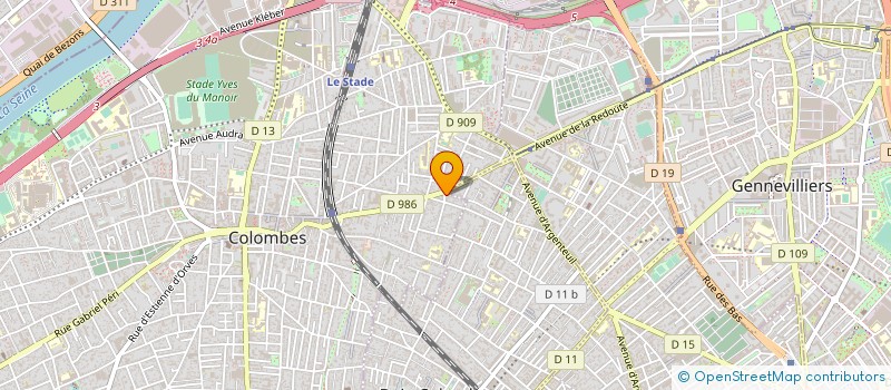 localisation de l'entreprise SCI DU 2 RUE D ESTIENNNE D ORVES à COLOMBES