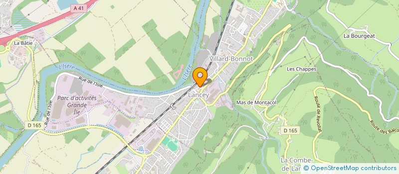 localisation de l'entreprise SCI DU 2 RUE DE CHAMECHAUDE  VILLARD-BONNOT