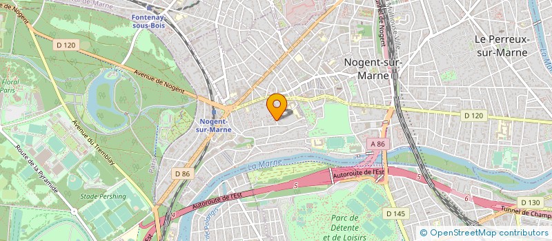 localisation de l'entreprise SCI DU 2 RUE DE FORMEVILLE  NOGENT-SUR-MARNE