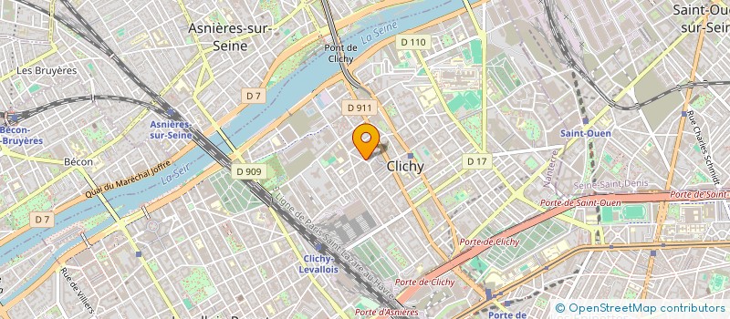 localisation de l'entreprise SCI DU 2 RUE DE L'ABREUVOIR à CLICHY
