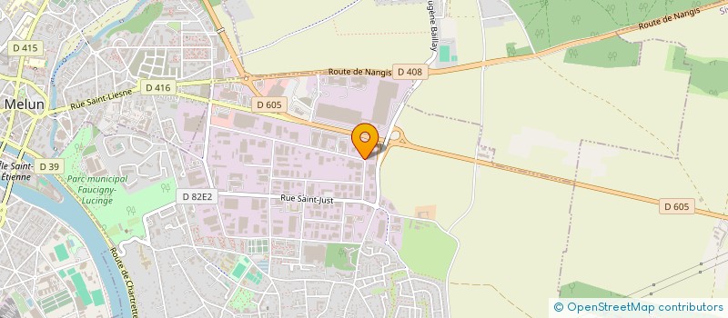 localisation de l'entreprise SCI DU 2 RUE DE L ECLUSE A MELUN à VAUX-LE-PENIL