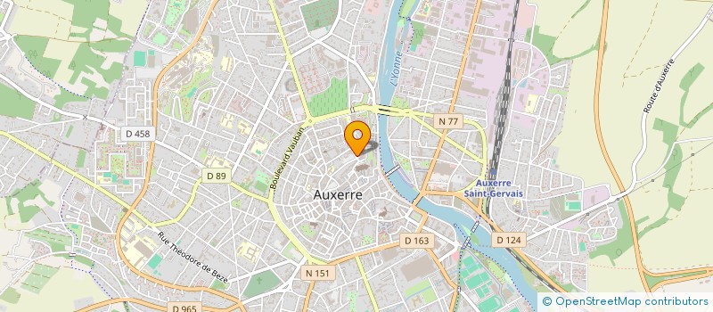 localisation de l'entreprise SCI DU 2 RUE DE L ETANG SAINT VIGILE à AUXERRE
