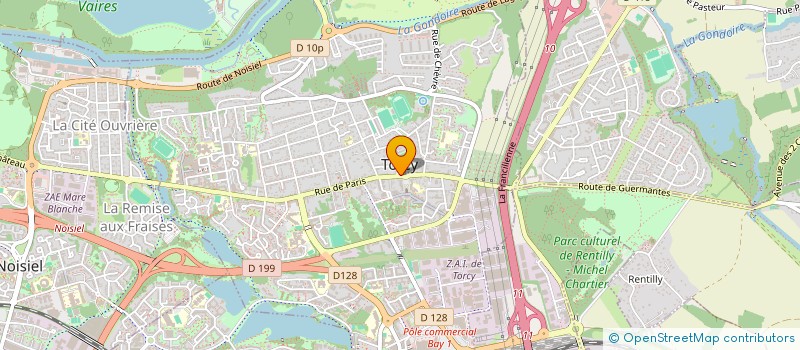 localisation de l'entreprise SCI DU 2 RUE DE LA CHAPELLE  TORCY