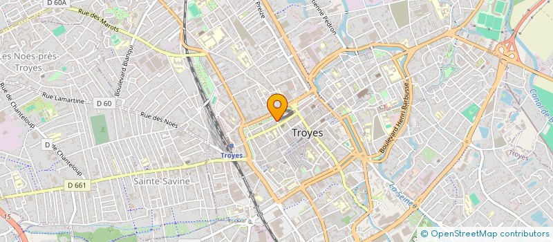 localisation de l'entreprise SCI DU 2 RUE DE LA MADELEINE à TROYES