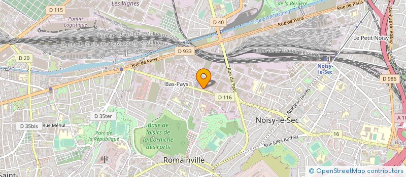 localisation de l'entreprise SCI DU 2 RUE DE LA POINTE à NOISY-LE-SEC