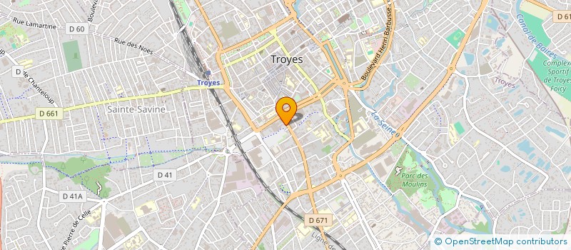 localisation de l'entreprise SCI DU 2 RUE DE VAUQUOIS à TROYES