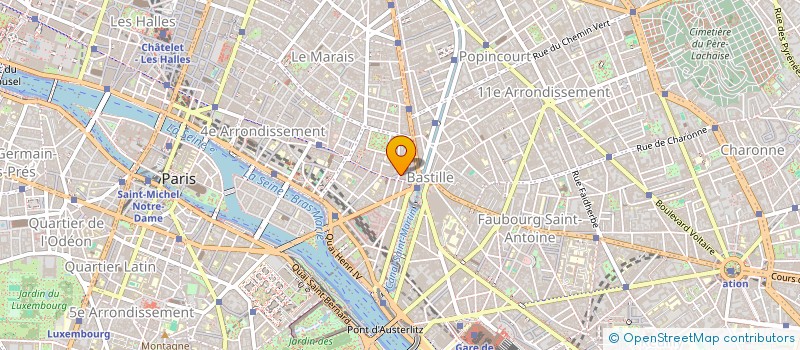 localisation de l'entreprise SCI DU 2 RUE DES TOURNELLES  PARIS