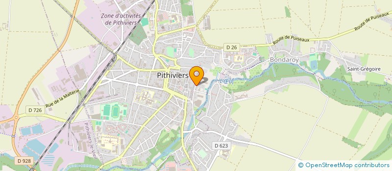 localisation de l'entreprise SCI DU 2 RUE DU PARC  MORVILLE-EN-BEAUCE