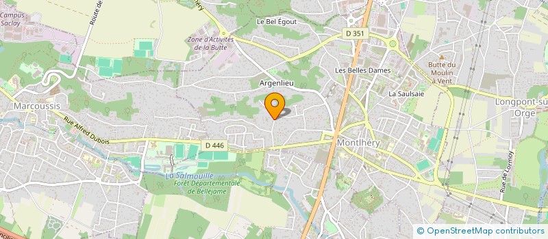 localisation de l'entreprise SCI DU 2 RUE ERNEST CHESNEAU  MONTLHERY