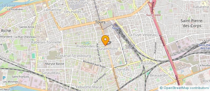 localisation de l'entreprise SCI DU 2 RUE EUPATORIA  TOURS