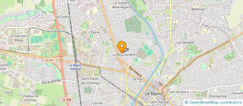 localisation de l'entreprise SCI DU 2 RUE GOUIN  LE MANS