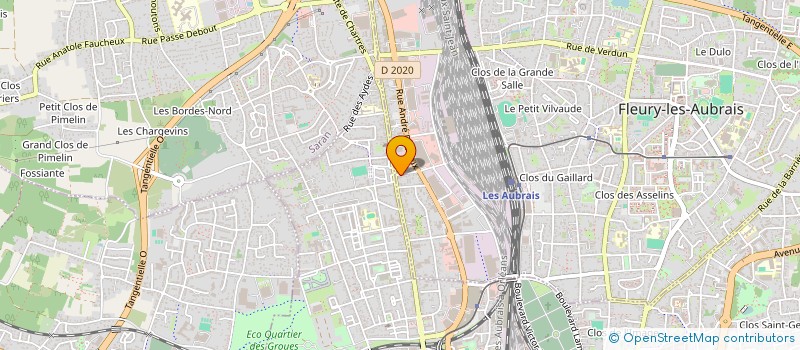 localisation de l'entreprise SCI DU 2 RUE HOCHE à FLEURY-LES-AUBRAIS