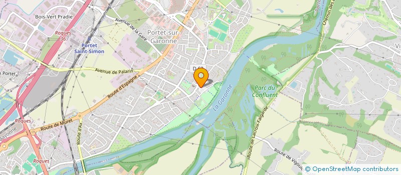 localisation de l'entreprise SCI DU 2 RUE LA PLACETTE  PORTET-SUR-GARONNE